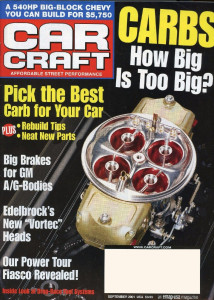 CAR CRAFT 2001 SEPT - BEELINE, BARRY GRANT, FAIRLANE